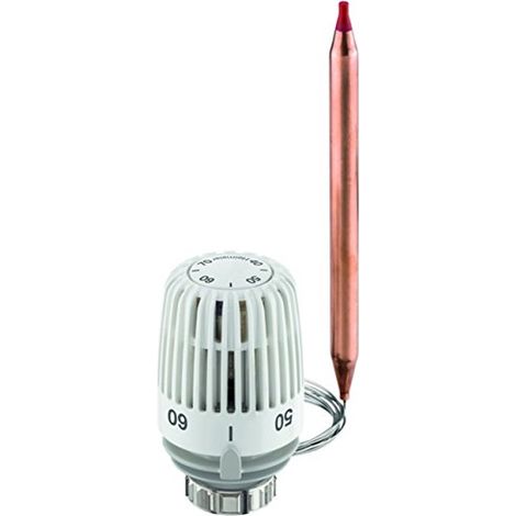 HEIMEIER Tête thermostatique K avec capteur à appliquer ou à immersion, 40-70 °C, 6602-00.500 (1/2)