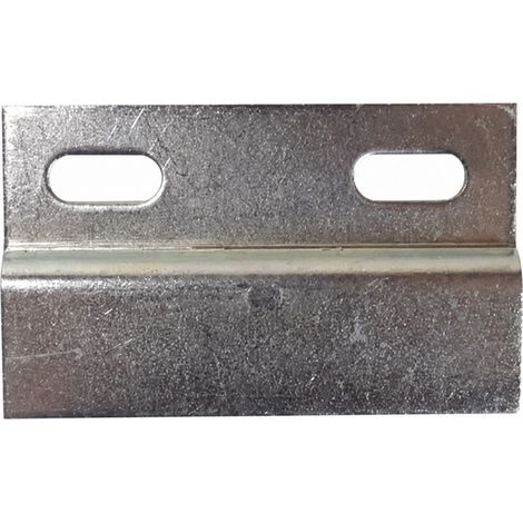 Attache de suspension profil en Z, trous entraxe 45mm, L76xH47xP6.5mm, 2 pièces.