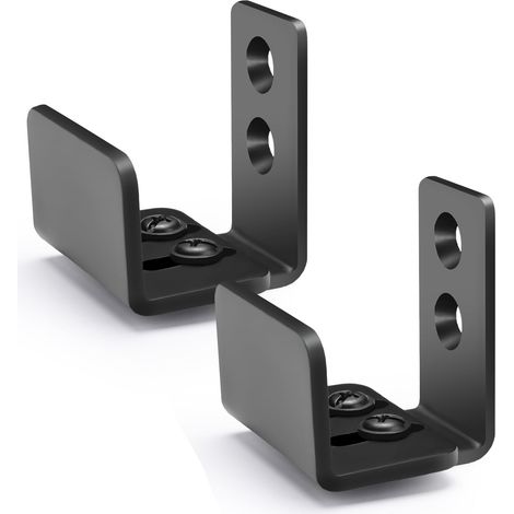 lot de 2 guide de sol pour porte de grange coulissante, réglable (1/5)