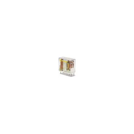 Relais circuit imprimé 8A 60Vdc 2P contact guide 1R + 1T pas de 5mm agni série 50 FINDER 501290601000 (1/2)