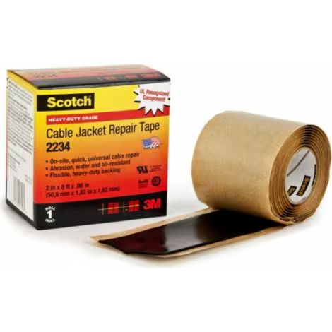 Nastro per riparazione cavi 3m da 1.83m nero - 7000006227