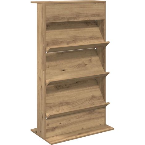 Maison Exclusive - Scaffale per riviste Rovere artigianale 70 x 41 x 126 cm