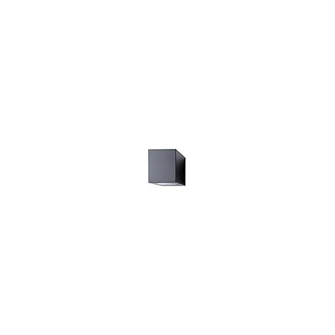 Wandleuchte vez 1xgu10 ip44 schwarz