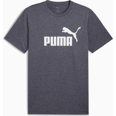 Puma ESS NO.1 Logo Herren-T-Shirt, meliert, marineblau, 68255016 r M (1/5)