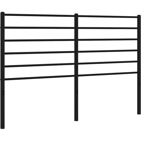 Tête de lit,Panneau décoratif métal noir 135 cm CFW2515504 (1/5)