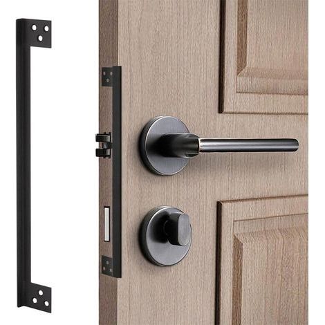 pièce de protection de loquet de porte en acier inoxydable pour portes extérieures Conception de couvercle de serrure Sécurité et fonctionnalité pour portes battantes (1/4)
