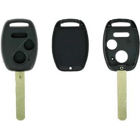 COQUE CLE ADAPTABLE HONDA 3 BOUTONS LAME FRAISEE FIXE 9MM