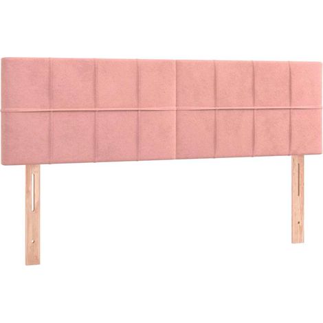 Maison Exclusive - Testiera Rosa 144x5x78/88 cm in Velluto (1/5)