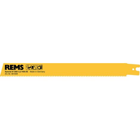 Special Special Saw Blade 6/260-3.2 Pacchetto Special Saw Blade REMS di 5 camere (1/3)