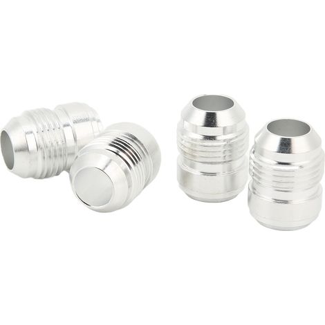 Lot de 4 raccords à souder 10AN, filetage 3/4", adaptateur mâle en alliage d'aluminium pour tuyau d'arrosage (1/5)