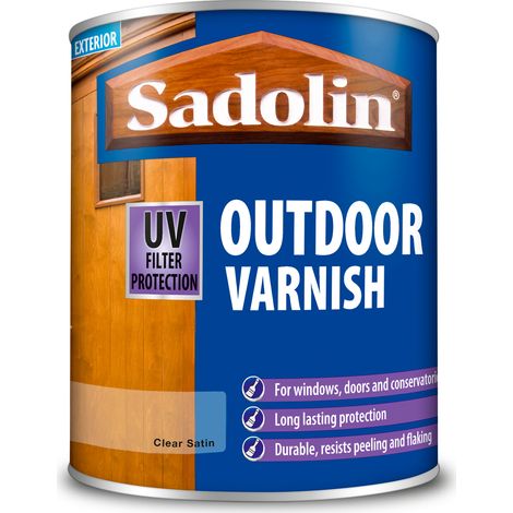 Sadolin Outdoor Varnish - Satin - 750ml