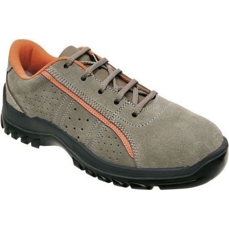 Zapato Seguridad T40 S1P Pu-Pu Puntera Plastico Metal Zion Snuman Piel Gr Pante