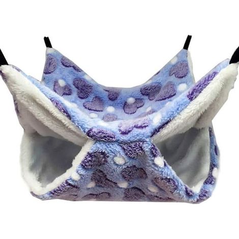 SABIR-Hamac pour petits animaux - Pour chinchillas, hamsters, écureuils, autres petits animaux, 34 x 34 cm (L x l) (1/4)