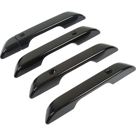 Autocollant de couverture de poignée de porte latérale extérieure de voiture, 5 pièces, noir brillant, remplacement pour Kia Carnival KA4 2022 Up (1/5)