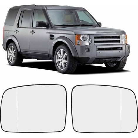 Rétroviseurs chauffants (gauche et droit, une paire) compatibles avec Land Rover Discovery 3 2004-2009 (1/5)