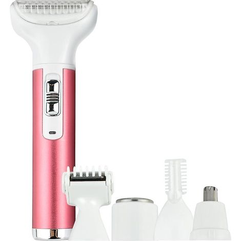 Épilateur pour femmes indolore 5 en 1 rechargeable USB et étanche (1/4)