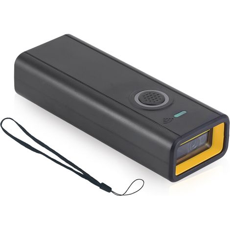 Beyamis Lecteur codes-barres 1D/2D – sans fil 2,4GHz/BT/USB, bibliothèque (1/5)