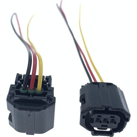 Compatible with Toyota Camry, Crown, Reiz, Corolla and camshaft/crankshaft position sensor connector -- JB1733-3P