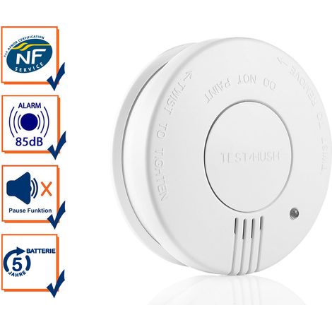 Smartwares FSM-11516 Rauchwarnmelder inkl. 5 Jahres-Batterie batteriebetrieben