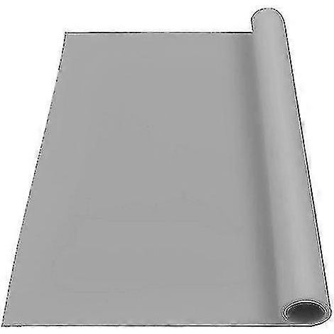 Tapis de cuisine extra large en silicone résistant à la chaleur et imperméable antidérapant pour plans de travail et loisirs créatifs 70 x 50 cm Gris (1/4)