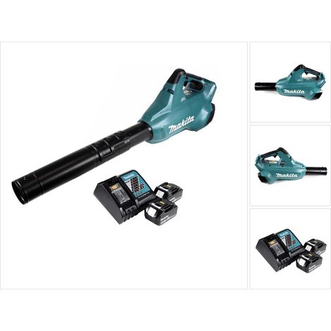 Makita DUB 362 RF Akku Laubbläser 2x18V + 2x Akku 3,0Ah + Ladegerät