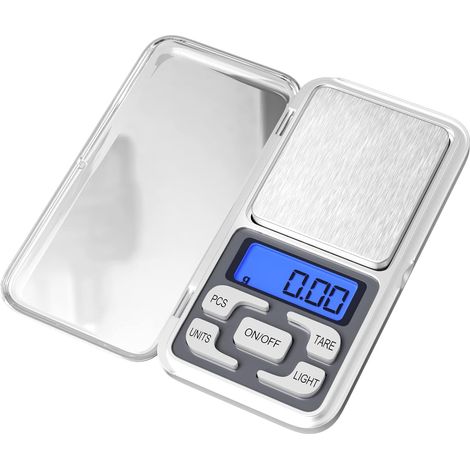 Balances de Cuisine Precision, 0.01g-500g, Mini Balances Alimentaire Multifonctionnelles avec Affichage Led et Fonction Tare, Balance Electronique Pour la Nourriture, Bijoux, Médecine, Café (1/5)