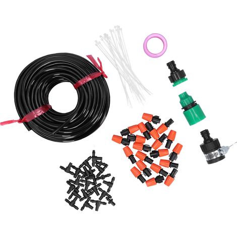 Automatisches 20-m-Bewässerungsset für Pflanzen, Garten-Tropfbewässerungssystem, Gartenschlauch (1/5)