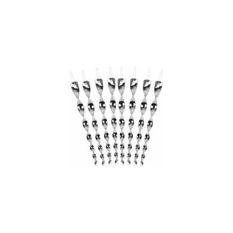 Repelente de aves Houhence con 8 varillas reflectantes, 30 cm, rotación de 360°, protección duradera para jardines y terrazas, material PP inocuo.
