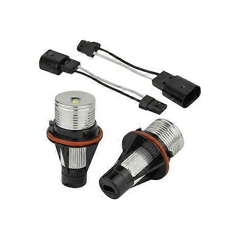 1 Paar 8000K weiße LED-Angel-Eye-Positionsleuchten für E39, E53, E60, E63, E64, E66, E87, 5, 6, 7, X3 und X