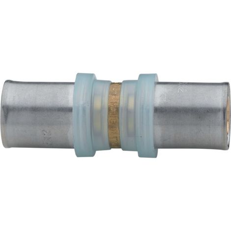 raccord droit - pour tube multicouche - 20 mm - lot de 2 - altech 4434821