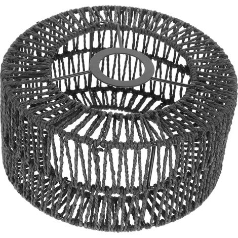 Cabilock Lampshade Tressed Jute Rope pour Lampe Suspendue Couverture de lampe créative pour les chambres à coucher Salons Hôtels (1/2)