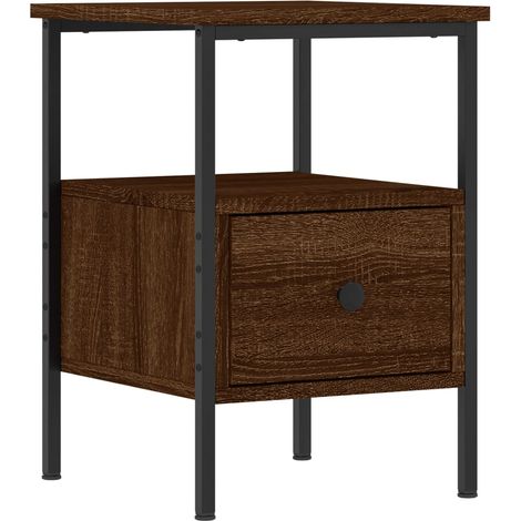 Maison Exclusive - Comodino Rovere Marrone 34x35,5x50 cm in Legno Multistrato