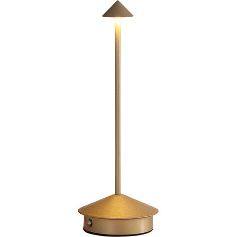 Lampe de nuit champignon créative en aluminium, lampe de table de restaurant, lampe LED d'ambiance de chevet (1/5)