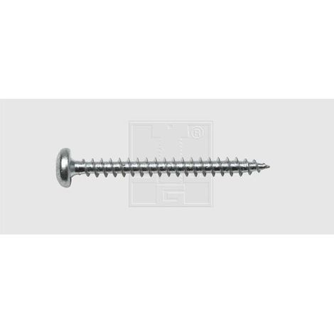 SWG Tornillo para aglomerado, cabeza alomada TX, cincado, rosca completa 4 x 40,200 pieza-1967404067 (1/2)