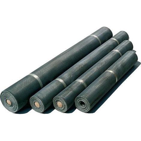 Fenstergewebe 0,80 x 30 m Fiberglas schwarz