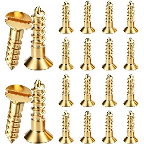 (M3x12mm,20) Vis Laiton 20pcs M3x12mm Pour Meubles (1/5)