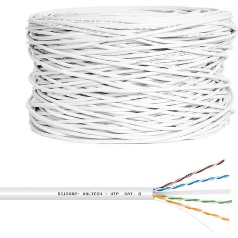 Vultech SC13502-305 cable de red Blanco 305 m Cat6 F/UTP (FTP)