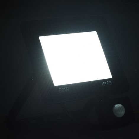 INLIFE Projecteur à LED 50 W Blanc froid avec capteur (1/5)