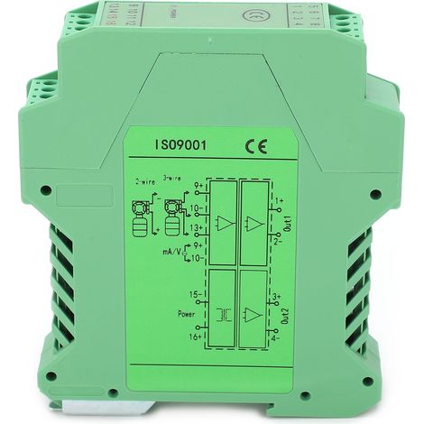 Isolateur de signal CC Transmetteur de courant 1 entrée 2 sorties 0-5V vers 4-20mA Protection circuit (1/5)