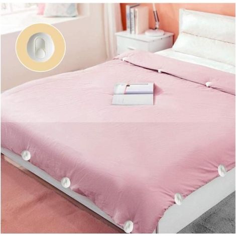 Clips De Couette - Matière ABS Élastique - Pour Housse De Couette Standard - 12 Pièces (1/5)
