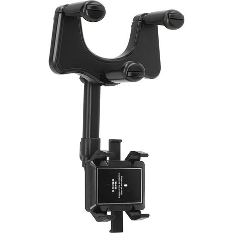 Support téléphone voiture rotatif 360° stable robuste multifonction rétroviseur portable (1/5)