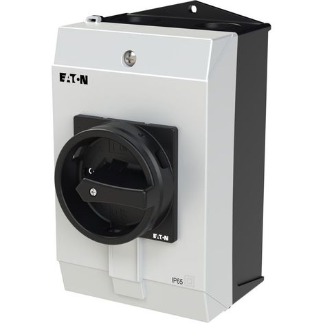 Eaton Interruptor principal P1-25, 25A, Función de PARADA, montaje en superficie