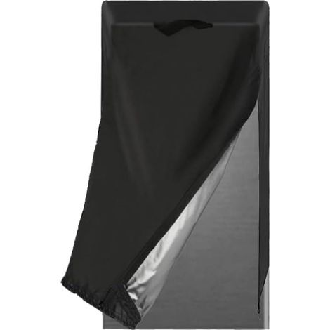 Housse de réfrigérateur imperméable et anti-poussière pour réfrigérateur vertical, en tissu 210D, protection pour réfrigérateur vertical (24 x 24 x 75 pouces) (1/5)