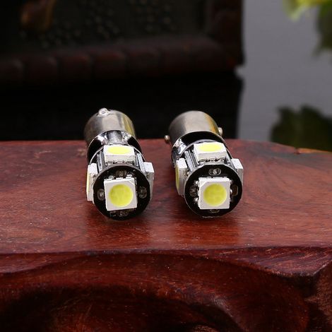 2x Weiße LED-Auto-Decoderlampe, Ersatzbirne für die Innenraumbeleuchtung des Autos (Seitenparklicht) (1/5)