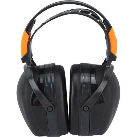 Trywise Cache-Oreilles de sécurité Anti-Bruit, Protection Auditive Pliable sur la Tête, Cache-Oreilles Doux et Légers Antibruit avec Matériau ABS Léger pour Le Jardin, Le Tir et la Tonte (Noir)