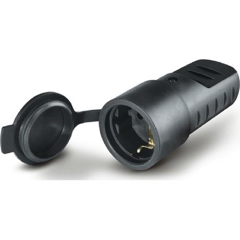 Scame presa mobile ip44 16a 250v de serie quick nero 110.3160