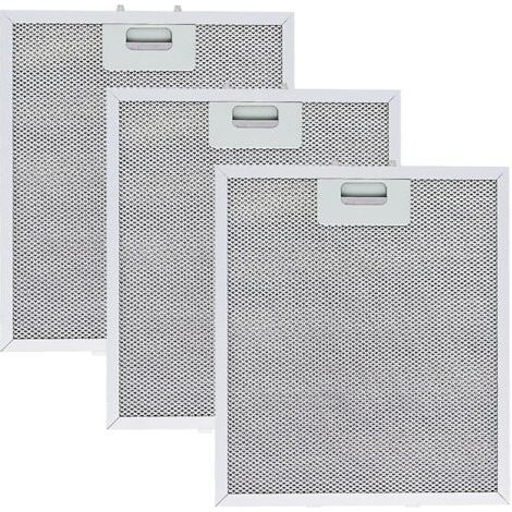 Compatible avec le filtre de hotte aspirante Whirlpooll Ikea Jenn Air W10169961A, dimensions 305 x 267 mm, 3 pièces.