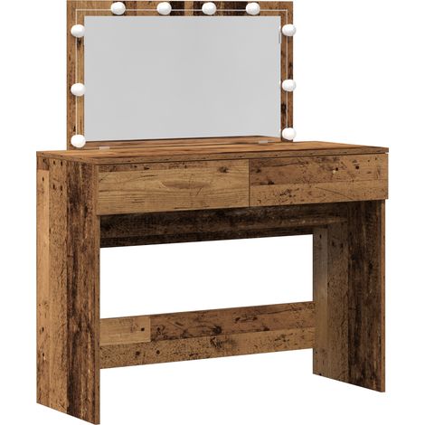 Coiffeuse,Table de maquillage Bois Ancien 100 x 40 x 120 cm Bois d'ingénierie CFW257519 (1/5)