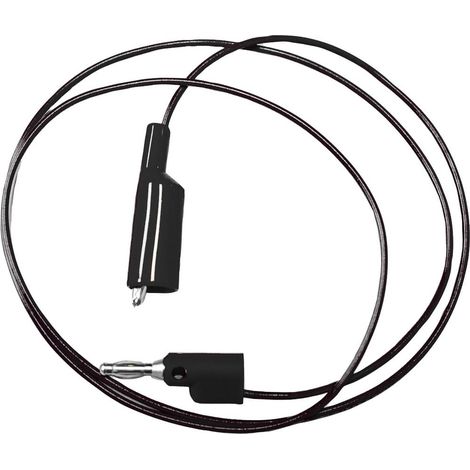 Mueller Electric BU-2030-A-60-0 Cavo di misura Spina a banana 4 mm Morsetti a coccodrillo 1.5 m Nero 1 pz.