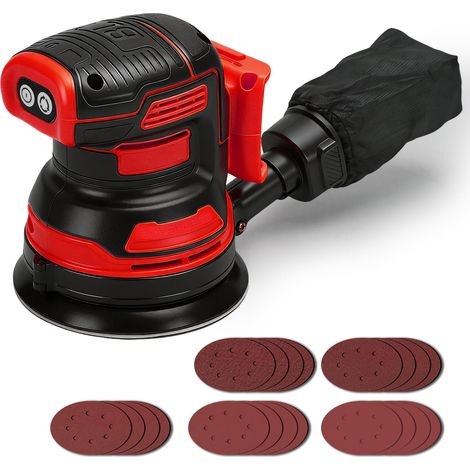 Ponceuse excentrique sans fil 125mm pour 18V (sans batterie) (1/5)